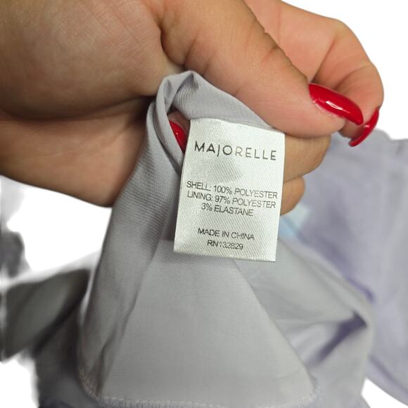 NWT Majorelle Katya Purple Wrap Top Size: S - Picture 3 of 6